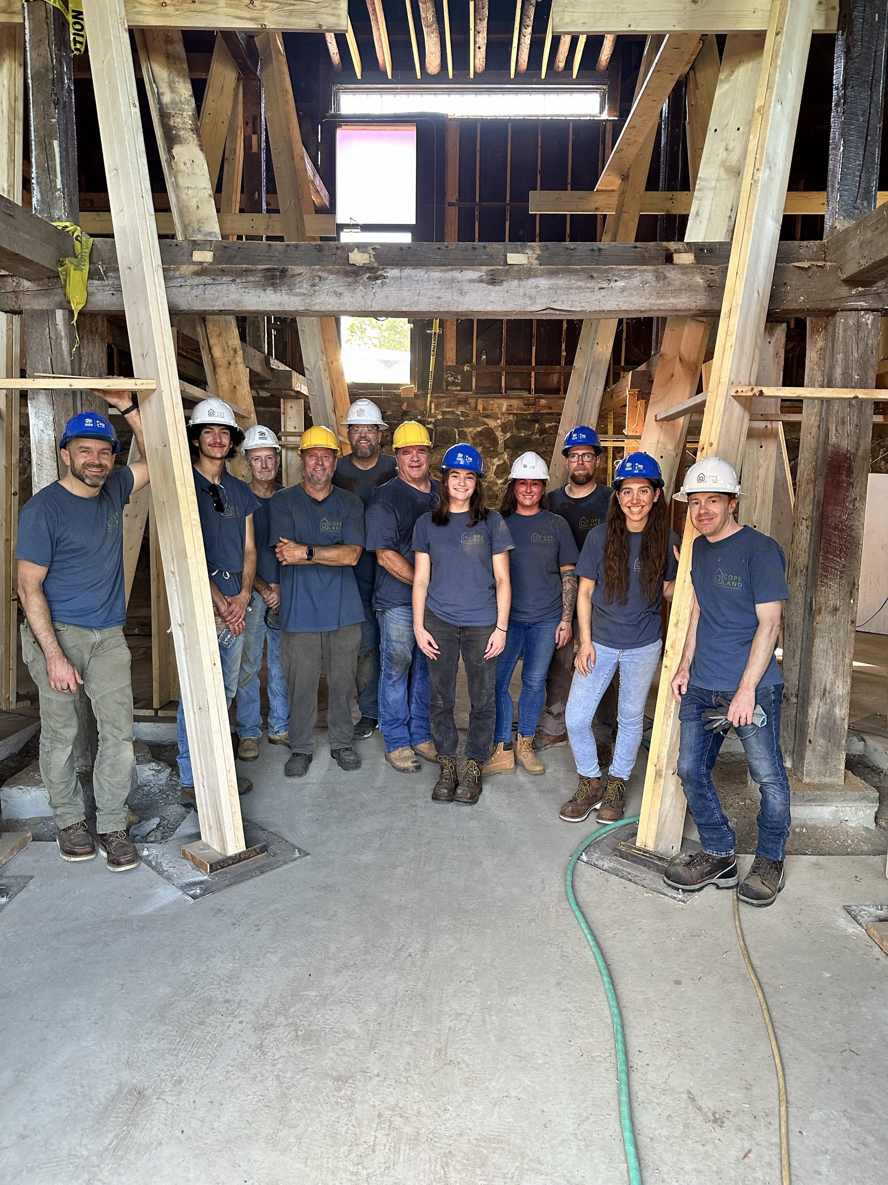 Copeland team in the field