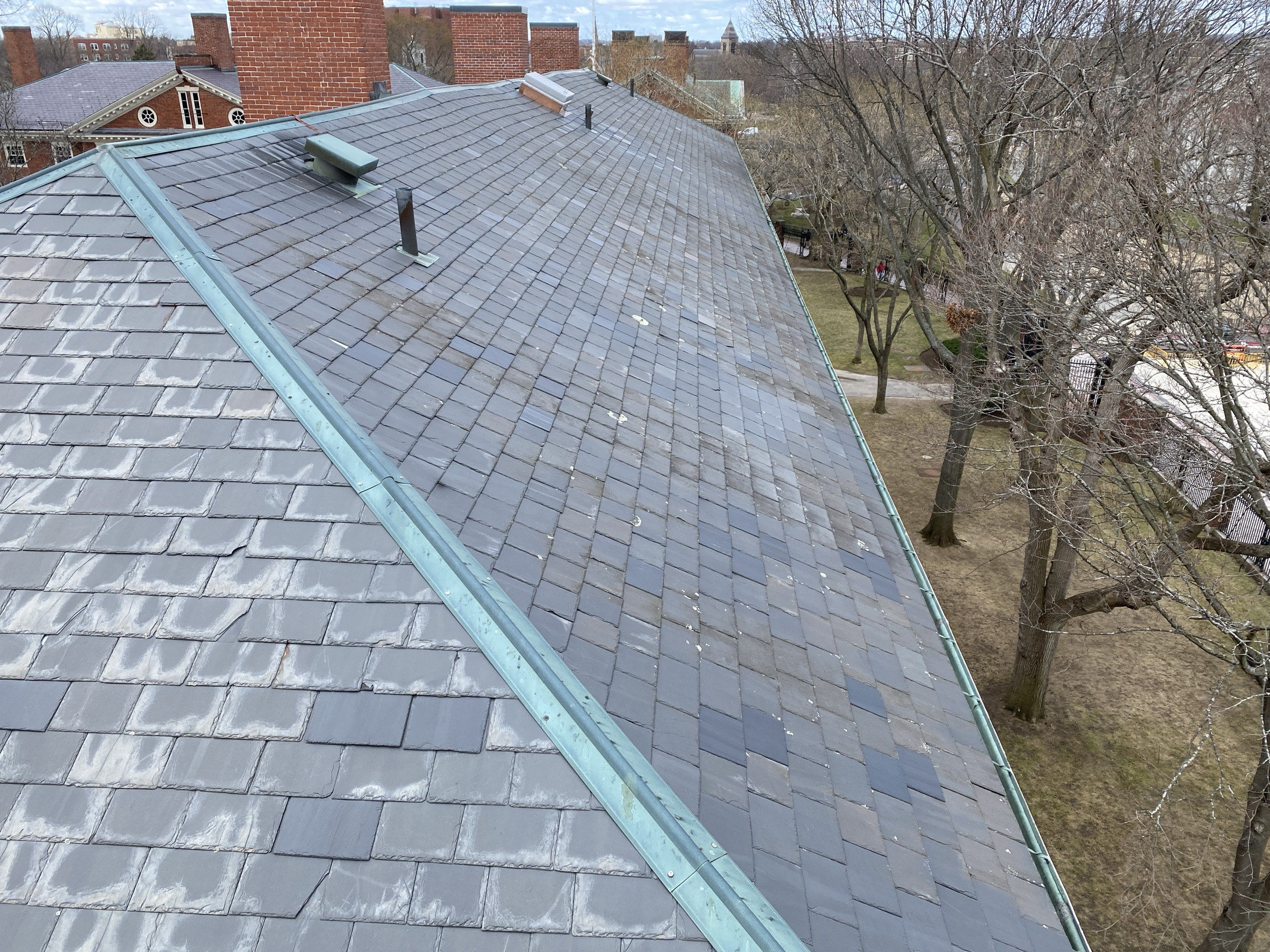 Slate Roof Replacement Review at Historic Dormitory