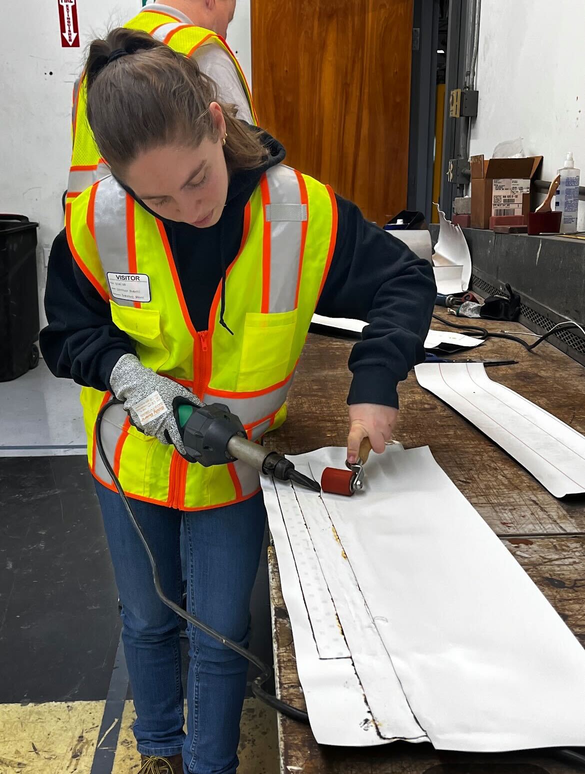 CopelandBEC team in the field at a building envelope mock-up