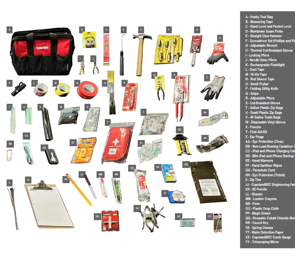Field Kit Essentials: Must-Have Tools for Building Envelope Consultants